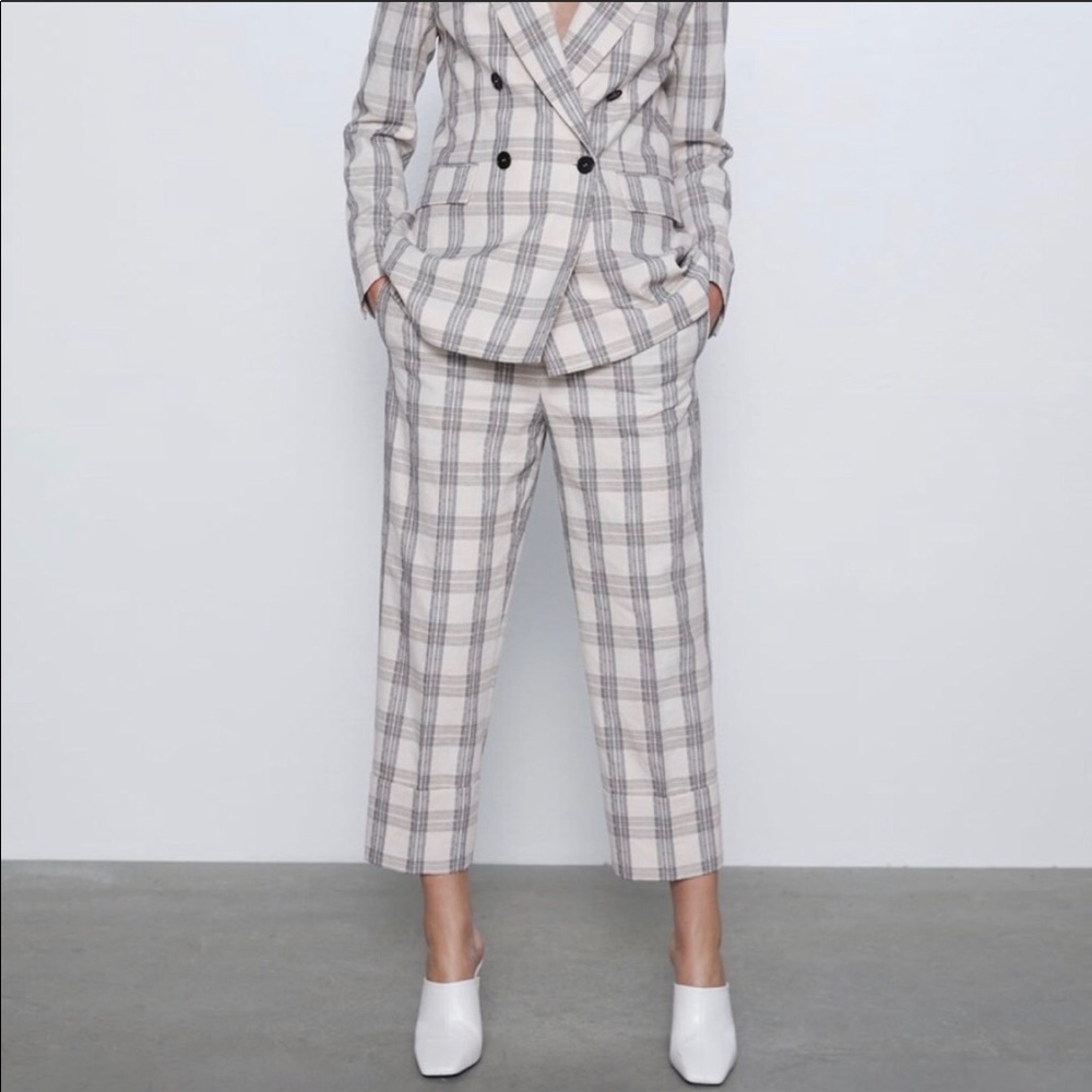 Zara Rustic Plaid Pants XS/S
